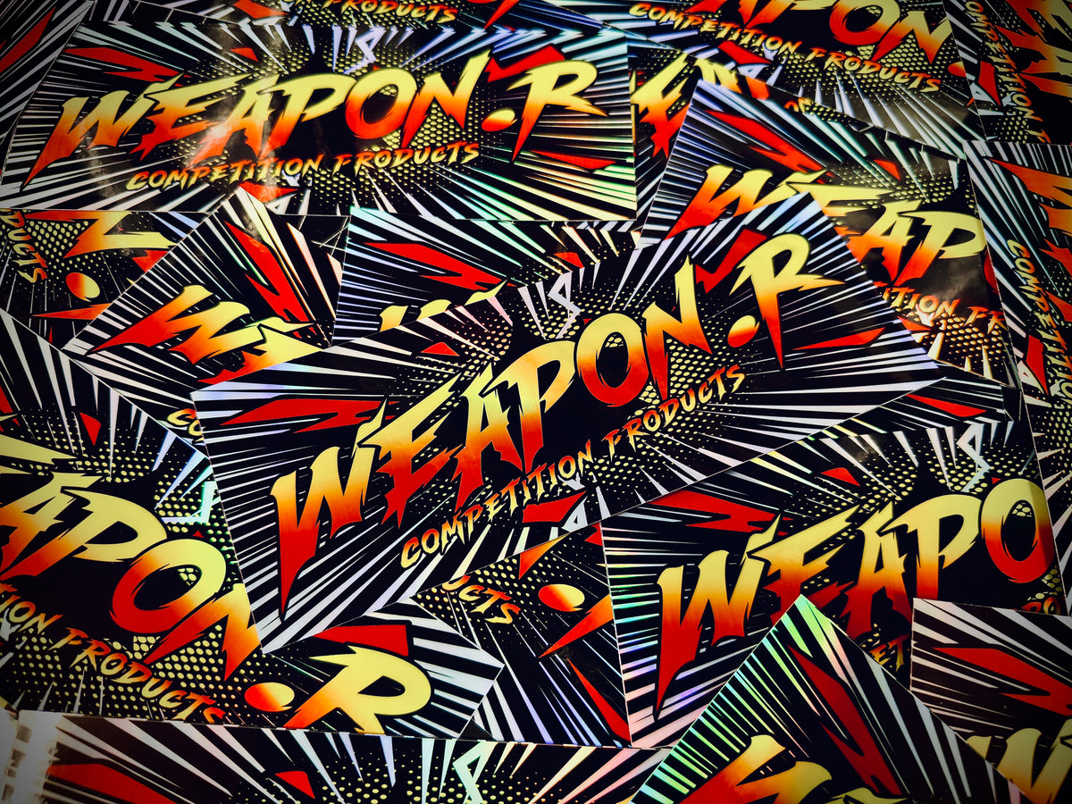 WEAPON*R Bumper Sticker Pack - Holographic Sticker - Holographic Sticker - view 6
