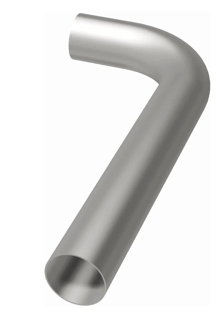 2.5" 90 Mandrel Bend L-Pipe - Tight Radius