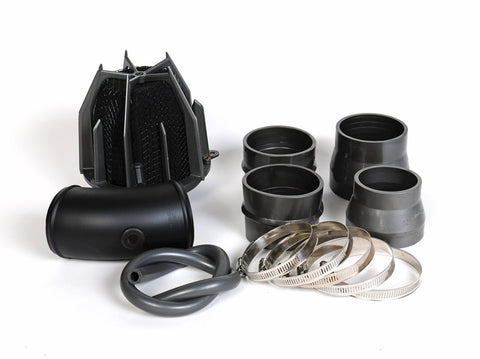 1992-2003 BUICK RIVIERA 3.8L V6 STEALTH BLACK DRAGON INTAKE WITH CHROME FILTER / 807-158-109