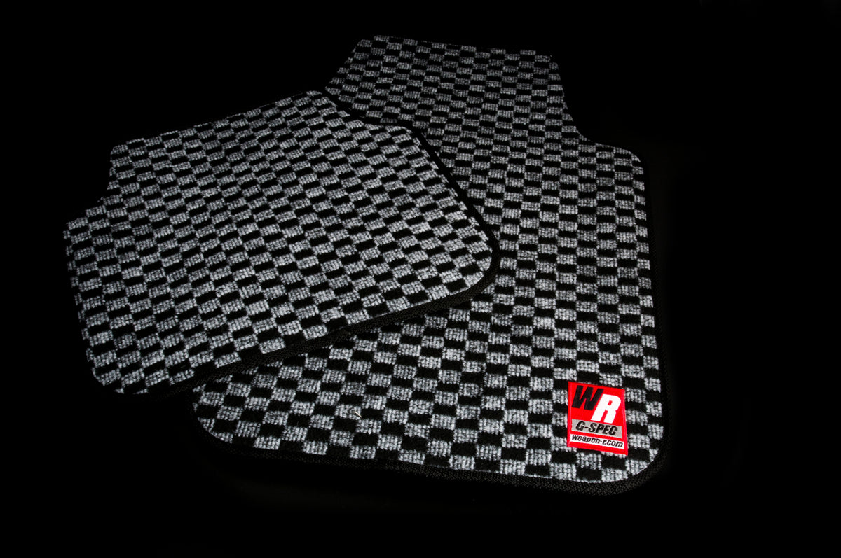 WEAPON*R G-spec Grey/blk Floormat Kit