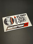 Weapon*R Sticker Pack