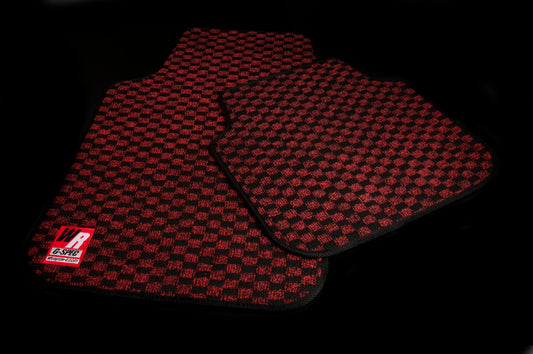 WEAPON*R G-spec Red/blk Floormat Kit