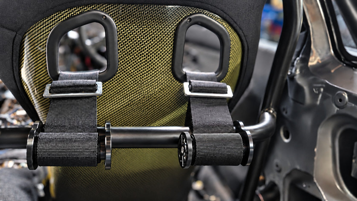 Pair of Harness Takeup Reels on harness bar