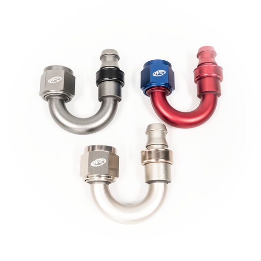 WEAPON*R 8an - 180 - Press On Fitting - 180 - Press On Fitting