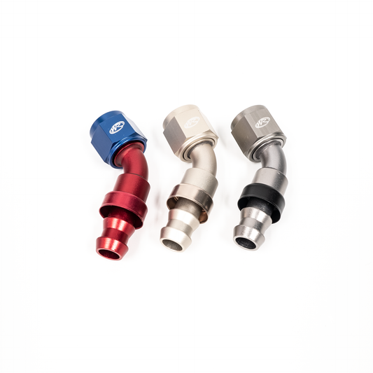 WEAPON*R 8an - 45 - Press On Fitting - 45 - Press On Fitting