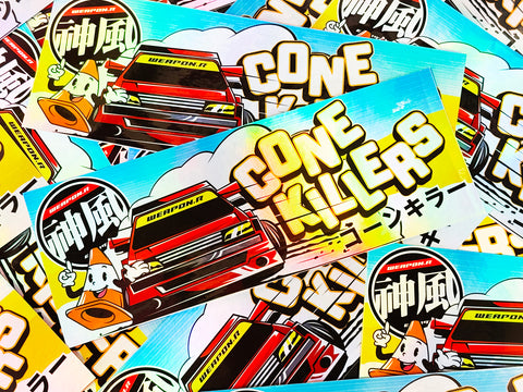 Cone Killers - Holographic Sticker