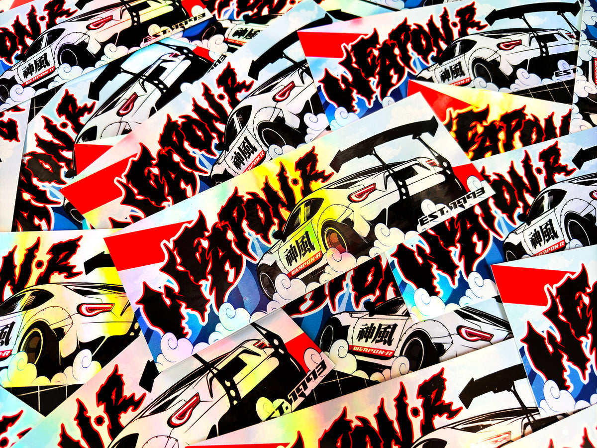 WEAPON*R FT86  - Holographic Sticker - Holographic Sticker