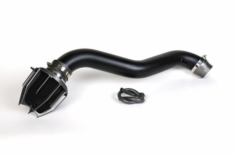 1997-2001 HONDA PRELUDE ALL STEALTH BLACK DRAGON INTAKE WITH CHROME FILTER / 801-120-109